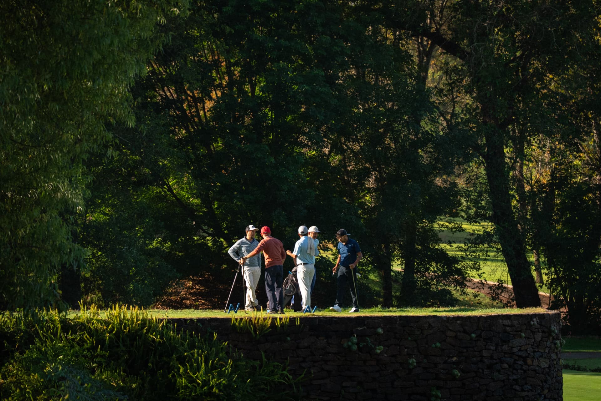 Campo del Club de Golf Avándaro entre bosque